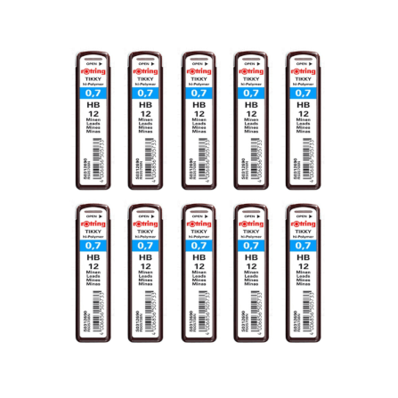 ไส้ดินสอกด 2B rotring ขนาด 0.7มม. 10 กล่อง_1